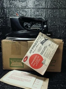 1958 Vintage Presto Electric Super Steam Iron w/Du Pont TEFLON Coleplate - Picture 1 of 5