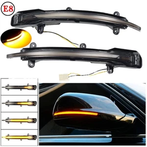 Pair Rearview Side Mirror Turn Signal Light for Audi Q5 SQ5 Q7 SQ7 - Foto 1 di 3
