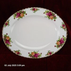 Plato grande ovalado para servir - Royal Albert - Old Country Roses - Imagen 1 de 5