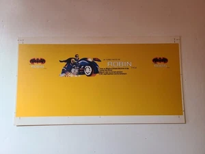 Vintage 1997 Kenner Batman & Robin Robin Cycle Proof Card - Picture 1 of 2