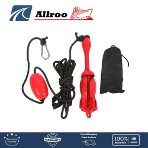 5.5lb Folding Boat Anchor Kit Fits For Small Boats Canoe Paddle Boards Usa - Picture 1 of 20