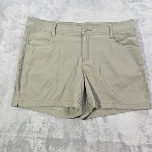 Pantalones Cortos Para Mujer Prana Halle II 7" Entrepierna Talla 16 Verde Elastizados Bolsillos Senderismo - Imagen 1 de 8