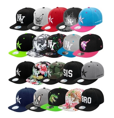 JOHNNY CHICOS Snapback Kinder Kids Kindercap Baseball Cap 49-56cm Kopfumfang