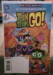 TEEN TITANS GO #1 FCBD (2014 DC COMICS) Kostenloser Comic-Tag Sehr guter Zustand - Bild 1 von 1