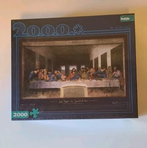 Last Supper by Leonardo da Vinci Buffalo Games 2000 Piece Puzzle New Sealed - Picture 1 of 2