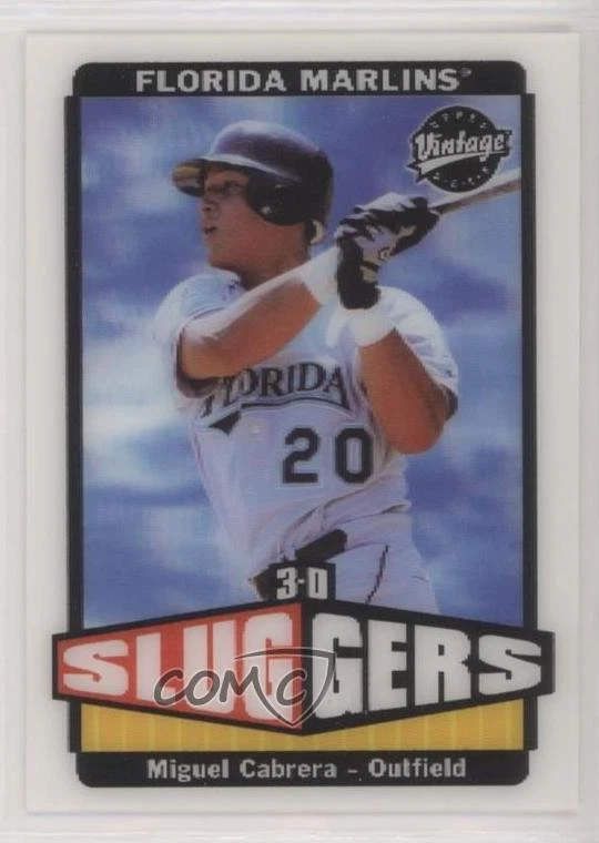2004 Upper Deck Vintage 3-D Sluggers Miguel Cabrera #406 - Image 1 of 2