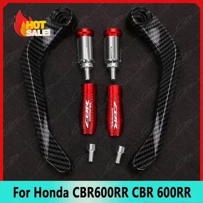 Red For Honda CBR600RR CBR 600RR CNC Brake Clutch Levers Protector Guard Parts - Image 1 of 4