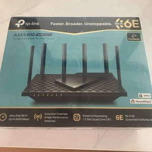 TP-LINK Archer AXE75 AX5400 4 Port 5378 Mbps Wireless Router - Picture 1 of 1