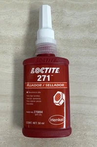 Loctite 271 High Strength Threadlocker 50ml - Picture 1 of 2
