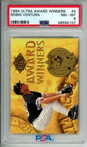 Robin Ventura 1994 Ultra Award Winners #4 Chicago White Sox PSA 8 - Picture 1 of 2