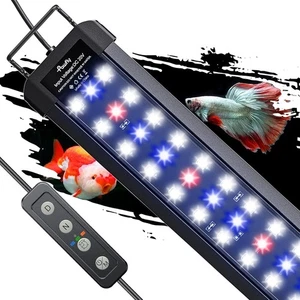 Pawfly 18 W Aquarium LED Light for 24 to 30 Inch Extendable Fish Tank Light - Picture 1 of 9