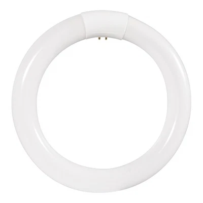 Satco S6500 22w T9 8 inch 4100k Cool White G10Q Circline Fluorescent Light Bulb - Image 1 of 2