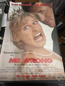 VTG 1996 Mr. Wrong Original Movie House Full Sheet Poster Rolled Not Folded #28 - Picture 1 of 8