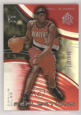 2003-04 Upper Deck Triple Dimensions Reflections Ruby /500 Darius Miles #69 - Image 1 of 2