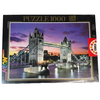 1000 Piece Puzzle Of Tower Bridge, London. Scenic Landmark, Color Shifting NIB - Image 1 of 4