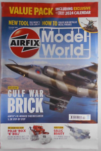 Airfix Model World magazine Dec '23 Re-worked 1/48 Buccaneer S.2B +2024 Calendar
