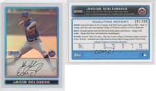 2009 Bowman Chrome Prospects Refractors /599 Jacob Goldberg #BCP65