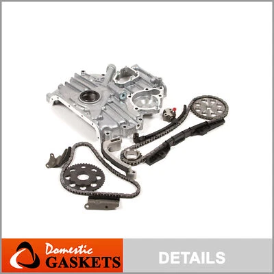 89-94 Mazda MPV B2600 2.6L SOHC cadena de distribución kit de bomba de aceite G6 Foto 1 de 4