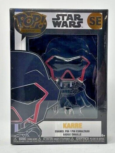 NEW!! Funko POP! Pin - Star Wars Karre #SE - Enamel Pin MIB!! - Image 1 of 2