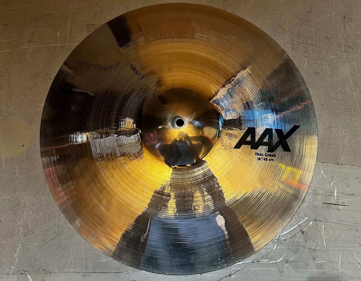 【値下げ】SABIAN AAX  Stage Crash 18インチ中古 Sabian 18