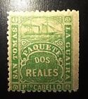 Venezuela 1864 Local Stamp San Tomas La Guaira Steamship MH Very Rare