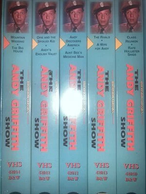 VHS TV Series The Andy Griffith Show 5 Pack 1996. Vintage - Image 1 of 4