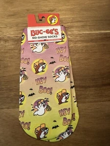 NEW 2024 Buc-ee’s Halloween Kids Crew Socks Size 11-4 “Hey Boo” - Picture 1 of 2