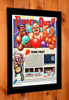 1994 Super Punch-Out!! Nintendo SNES Vintage Promo Small Poster Ad Page Framed