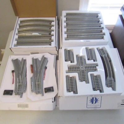 12 Boxes - Walthers Train HO Scale Power-Loc Track Bradford Exchange Hawthorne - Image 1 of 4