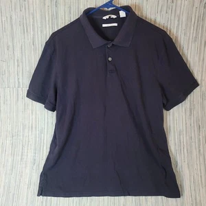 Polo Calvin Klein Liquid Touch nera uomo media bottoni manica corta - Foto 1 di 10