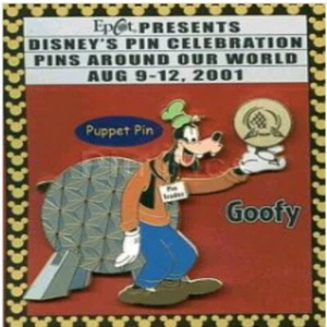 Prendedor Disney 6286 WDW 2001 prendedores alrededor de nuestro mundo celebración Goofy Puppet LE - Imagen 1 de 1