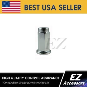 Lug Nuts ATV Flat 10mm x 1.25 Thread New Chrome - Picture 1 of 1