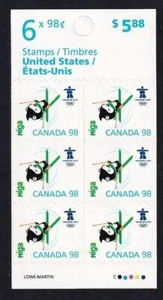 Canada 2009 Olympic Mascot Miga, mint BK397 (2311a), 6 x 98¢ - Picture 1 of 1
