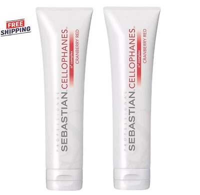 PACK 2 Sebastian Cellophanes Color Revitalizador ROJO ARÁNDANO 300 ml / 10,1 oz Foto 1 de 3