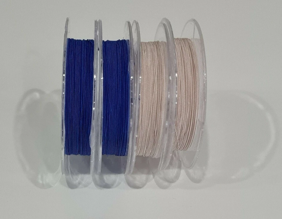 10m, HF Litze 10x0,04mm Seide, Kupferlitze litz wire, fil de litz G5 - Bild 1 von 1