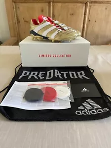 Brandneu in Originalverpackung limitierte Sammlung Adidas Predator Accelerator FG x Zidane - Gold - UK 8 - Bild 1 von 12