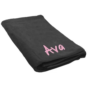 Custom Embroidered and Personalized Velour Beach Towel 35" X 60" - Picture 1 of 39