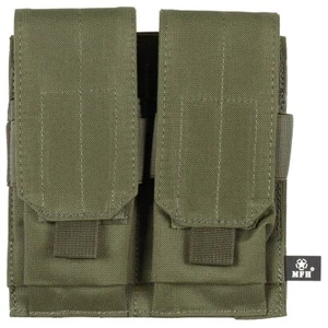 Double Magazine Pouch Army Military Ammo MOLLE Modular System Tactical Bag Green - Picture 1 of 2