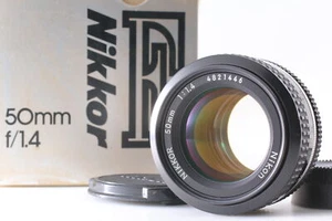 [OTTIME CONDIZIONI con scatola] Nikon Ai Nikkor 50mm f1.4 MF obiettivo principale standard attacco F dal GIAPPONE - Foto 1 di 11