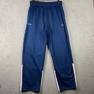 Nike Lebron James Therma Fit Mens XL Blue Sweatpants Open Leg Loose Fit 575505 - Picture 1 of 19