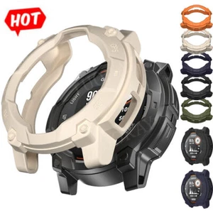 For Garmin instinct 3 Solar 45mm/50mm Smart Watch Cover Silicone Case Protector - Zdjęcie 1 z 41