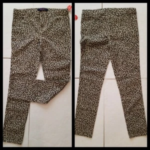 🆕️French Toast Stretch Cheetah Skinny Pants Size 16 Adjustable Waist - Picture 1 of 5