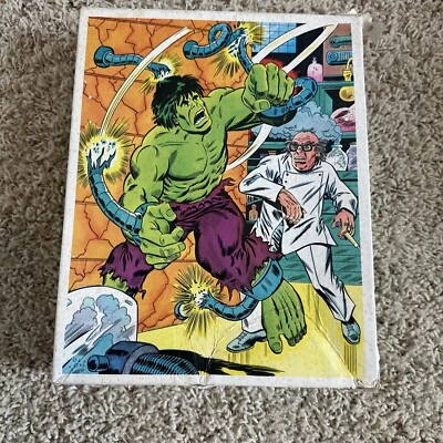 Whitman The Incredible Hulk Puzzle 100 Pieces 14 in x 18 in Complete 1983 VTG - Image 1 of 4