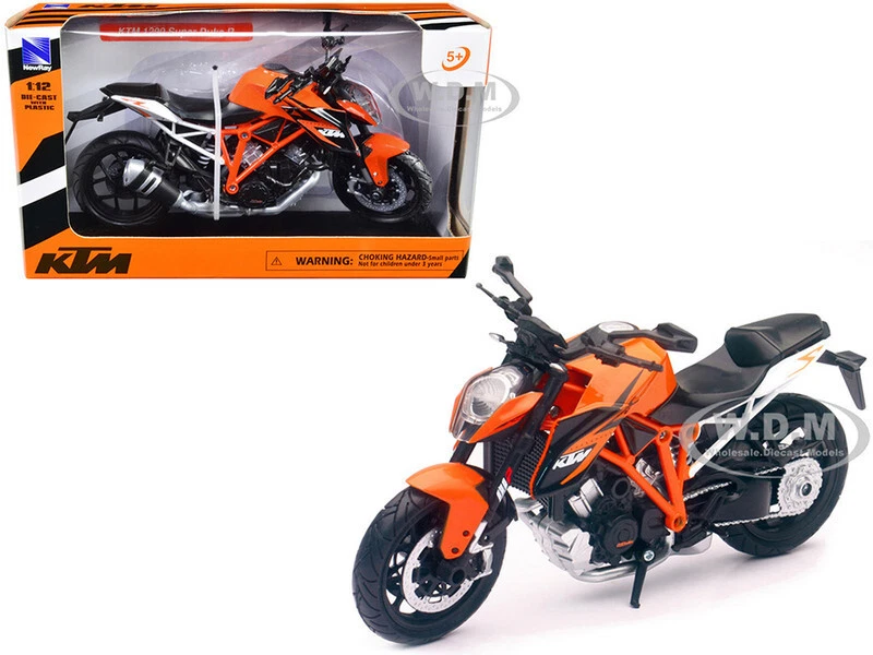 KTM 1290 SUPER DUKE R ORANGE 1/12 DIECAST MOTORCYCLE MODEL BY NEW RAY 57653 - Image 1 of 1