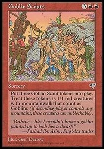 *MRM* FR/VF Eclaireurs gobelins / Goblin Scouts MTG MIR - Imagen 1 de 1