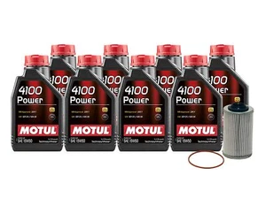 8L Motul 4100 POWER 15W50 Wix XP Filter Engine Motor Oil Change Kit API SL/CF - Picture 1 of 1
