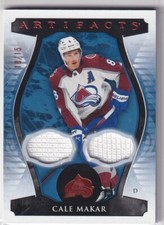 2023-24 UPPER DECK ARTIFACTS COPPER DUAL FIGHT STRAP AVALANCHE CALE MAKAR /15
