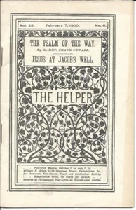 The Helper Vol. 25, NO. 6, February 7 1900 - Vintage Christian Weekly - Picture 1 of 1