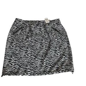 Chico's Zenergy Neema Animal Skirt Zebra Black and White Size L or Chico's 2 - Picture 1 of 10