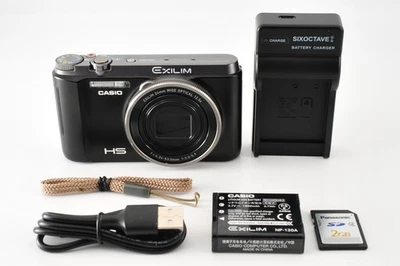 [Near MINT] Casio Exilim EX-ZR1100 16.1 MP Digital Camera Black From JAPAN - Image 1 of 4